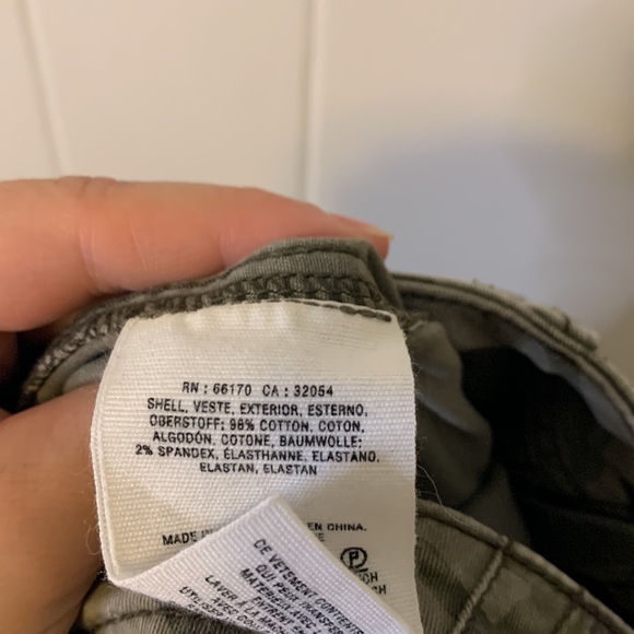 Anthropologie HEI HEI Camouflage Camo Pants Skinny Size 25 - Picture 9 of 11